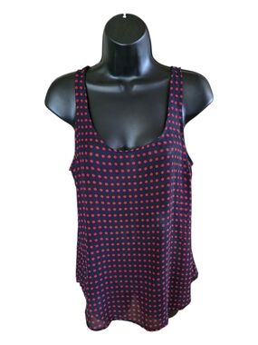 Old Navy Navy Camisole with Red Polka Dots